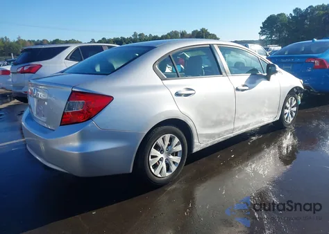 2012 Honda Civic Lx from USA, damaged, VIN 2HGFB2F50CH564588